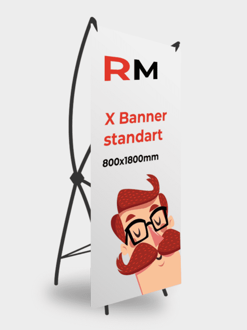 X-Banner 80 x 180 сm
